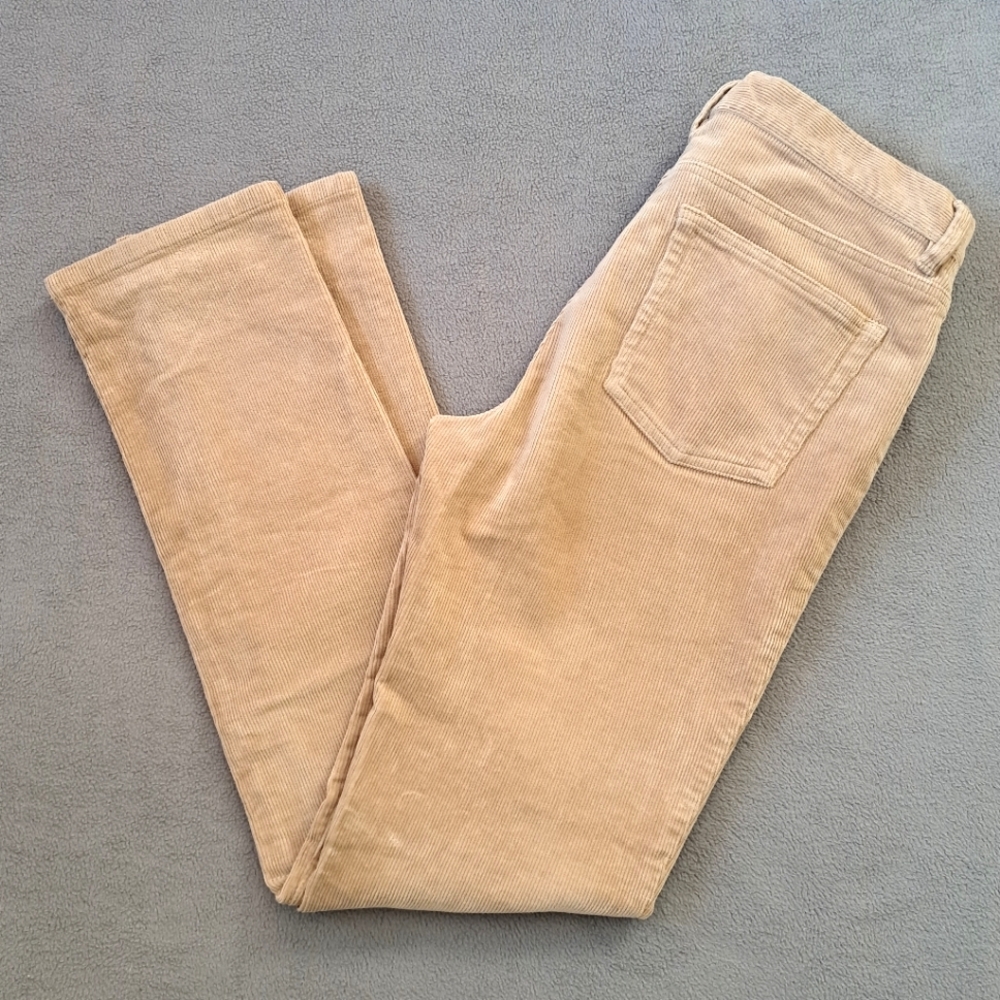 American Vintage revere skinny corduroy jean pants women's size 8‎ tan EUC
